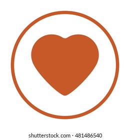  Heart  icon,vector. Flat design.