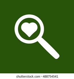  Heart  icon,vector. Flat design.