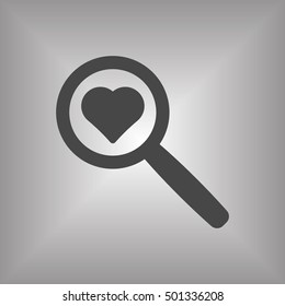  Heart  icon,vector. Flat design.