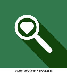  Heart  icon,vector. Flat design.