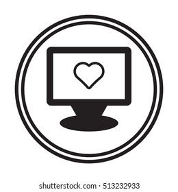  Heart  icon,vector. Flat design.