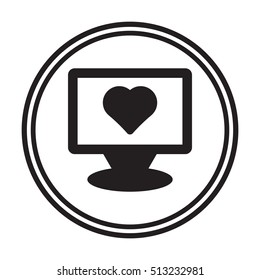 Heart  icon,vector. Flat design.
