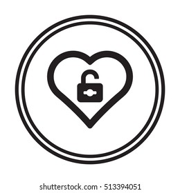  Heart  icon,vector. Flat design.