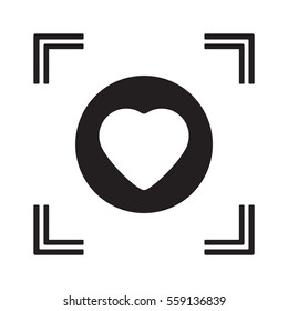  Heart  icon,vector. Flat design.