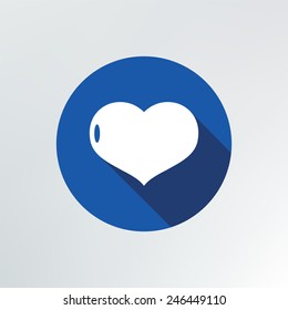 heart icon.vector illustration.