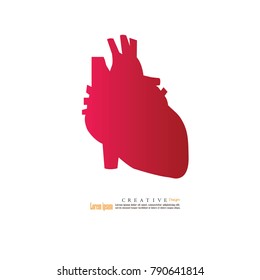 Heart icon.vector illustration.