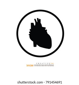 Heart icon.vector illustration.