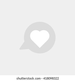 Heart icon.Vector illustrator.
