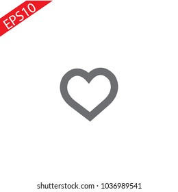 heart icon.VECTOR.EPS10.love simbol, heart leinar icon