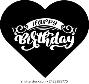 heart illustration birthday silhouette decoration logo celebration icon love outline happy party holiday greeting anniversary celebrate day balloon gift shape event valentine decorative vector graphic