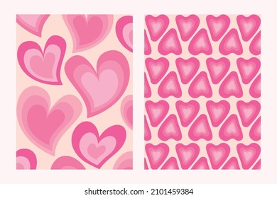 Heart illustration. lovely hearts. heart pattern