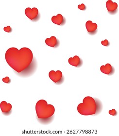 Heart Illustration, Valentines Day , Anniversary, Birthday Decoration 