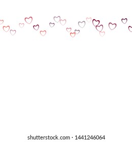 Heart illustration which consists of isolated elements. Modern style with beautiful elements in heart illustration.  