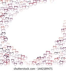 Heart illustration which consists of isolated elements. Modern style with beautiful elements in heart illustration. Can be used as print, wallpaper, cards, valentine cards, banner, background and etc.