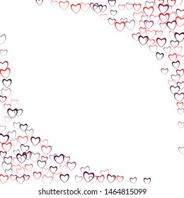 Heart illustration which consists of isolated elements. Modern style with beautiful elements in heart illustration. Can be used as print, wallpaper, cards, valentine cards, banner, background and etc.