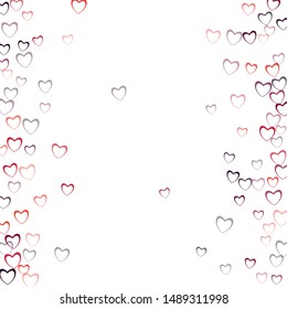 Heart illustration which consists of isolated elements. Modern style with beautiful elements in heart illustration. Can be used as print, wallpaper, cards, valentine cards, banner, background and etc.
