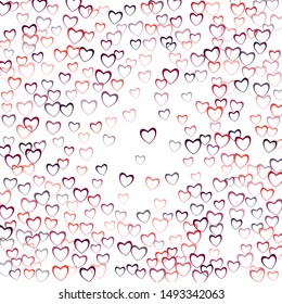 Heart illustration which consists of isolated elements. Modern style with beautiful elements in heart illustration. Can be used as print, wallpaper, cards, valentine cards, banner, background and etc.