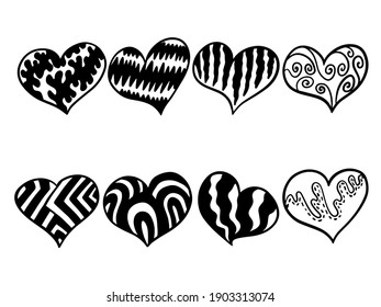 Heart Illustration. You can use this file to print on greeting card, frame, mugs, shopping bags, wall art, telephone boxes, wedding invitation, stickers, decorations, and t-shirts