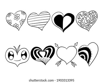 Heart Illustration. You can use this file to print on greeting card, frame, mugs, shopping bags, wall art, telephone boxes, wedding invitation, stickers, decorations, and t-shirts