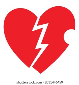 Icono de Corazón roto