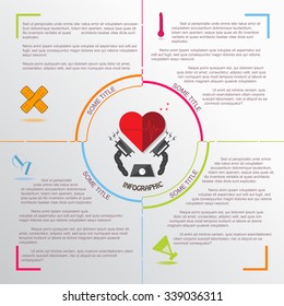 Heart infographic