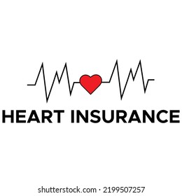 HEART INSURANCE.
               It's a simple Hospital and Medical logo design. 