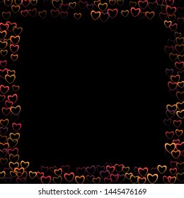 Heart invitation which consists of isolated elements. Modern style with beautiful elements in heart invitation. Can be used as print, wallpaper, cards, valentine cards, banner, background and etc.