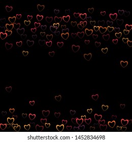 Heart invitation which consists of isolated elements. Modern style with beautiful elements in heart invitation. Can be used as print, wallpaper, cards, valentine cards, banner, background and etc.