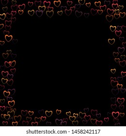 Heart invitation which consists of isolated elements. Modern style with beautiful elements in heart invitation. Can be used as print, wallpaper, cards, valentine cards, banner, background and etc.