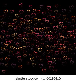 Heart invitation which consists of isolated elements. Modern style with beautiful elements in heart invitation. Can be used as print, wallpaper, cards, valentine cards, banner, background and etc.