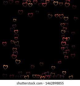 Heart invitation which consists of isolated elements. Modern style with beautiful elements in heart invitation. Can be used as print, wallpaper, cards, valentine cards, banner, background and etc.