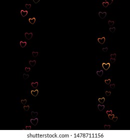 Heart invitation which consists of isolated elements. Modern style with beautiful elements in heart invitation. Can be used as print, wallpaper, cards, valentine cards, banner, background and etc.