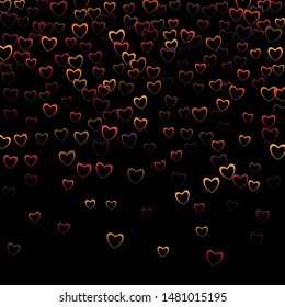 Heart invitation which consists of isolated elements. Modern style with beautiful elements in heart invitation. Can be used as print, wallpaper, cards, valentine cards, banner, background and etc.