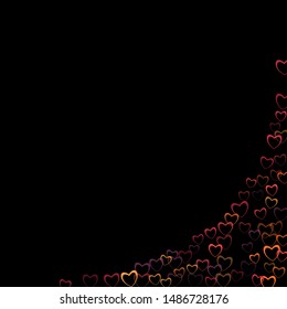 Heart invitation which consists of isolated elements. Modern style with beautiful elements in heart invitation. Can be used as print, wallpaper, cards, valentine cards, banner, background and etc.
