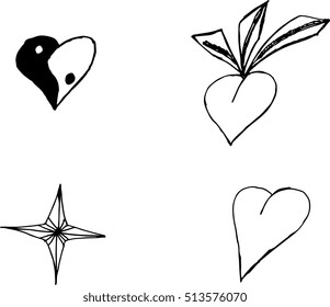 the heart of in-yang and the star