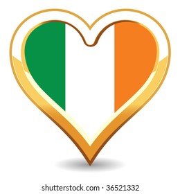 Heart Ireland Flag