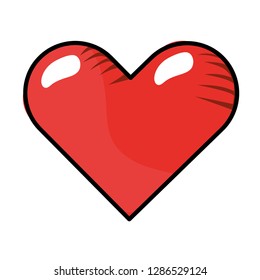 heart isolated icon
