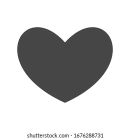 heart isolated on white background. vector illustration 
