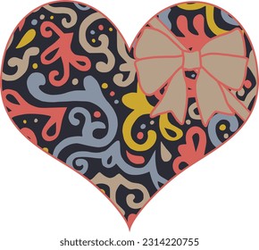 Heart isolated on white background
