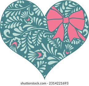 Heart isolated on white background