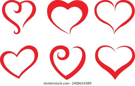 Heart Isolated on White Background