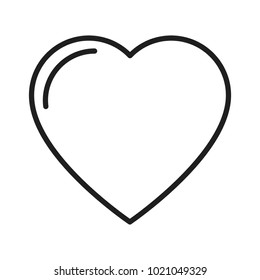 Heart isolated symbol