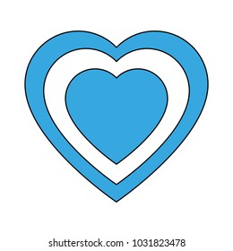 Heart isolated symbol