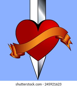 heart and khife