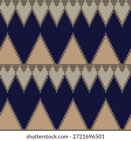 Corazón que teje el diseño inconsútil del patrón para los textiles de la moda, la ropa de punto y los gráficos