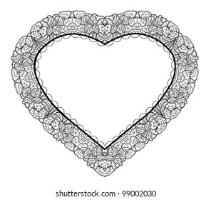 Heart lace