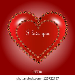 Heart ladybugs