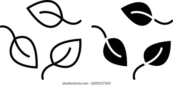Heart with Leaf Icon Representing Eco-Friendly Love, Sustainable Lifestyle, Nature Protection, and Green Commitment with Transparent Background