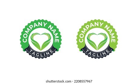 Symbol für das Symbol Design-Element für das Symbol Design-Element für das Symbol für das Symbol für das Symbol für das Symbol für das Symbol für die Stärke des Herzblattes. Liebe, Health Care Logotype. Vektorgrafik-Vorlage