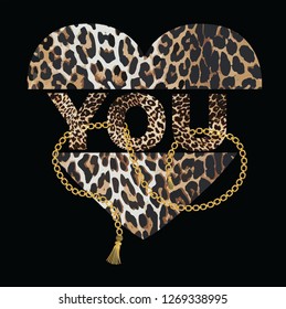 ilustración del leopardo cardíaco